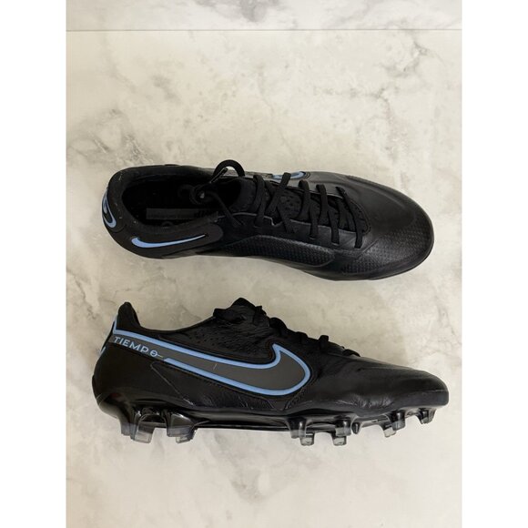 Nike Tiempo Legend 9 Elite FG Soccer Cleats Black Blue CZ8482-004 Men’s Size 6.5 main image 5